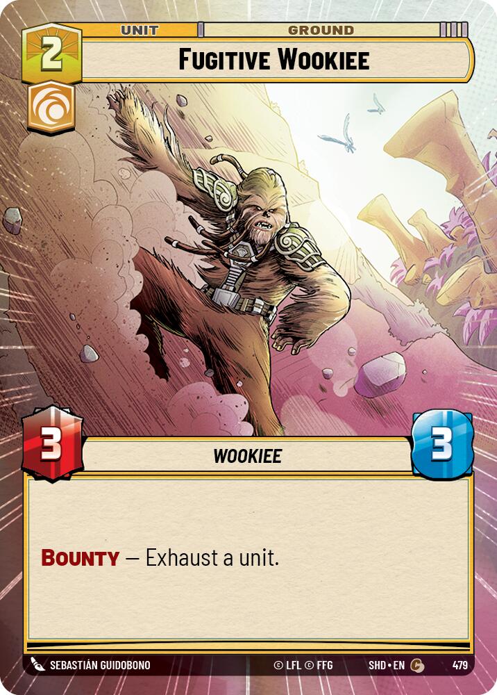 Fugitive Wookiee (479) (Hyperspace) (479) [Shadows of the Galaxy] | Eastridge Sports Cards & Games