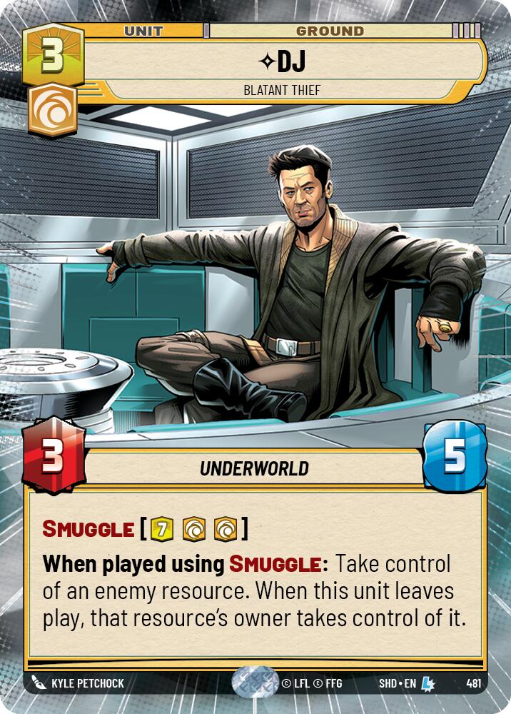 DJ - Blatant Thief (481) (Hyperspace) (481) [Shadows of the Galaxy] | Eastridge Sports Cards & Games