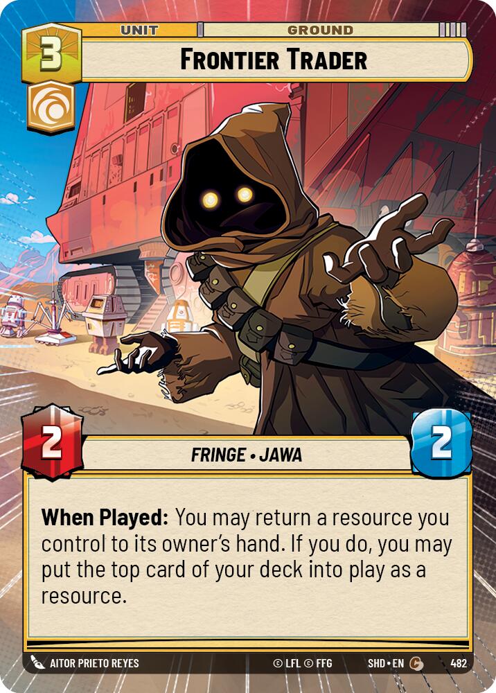 Frontier Trader (482) (Hyperspace) (482) [Shadows of the Galaxy] | Eastridge Sports Cards & Games