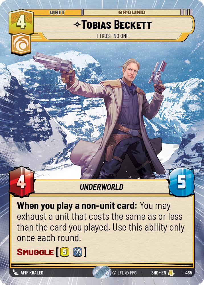 Tobias Beckett - I Trust No One (485) (Hyperspace) (485) [Shadows of the Galaxy] | Eastridge Sports Cards & Games