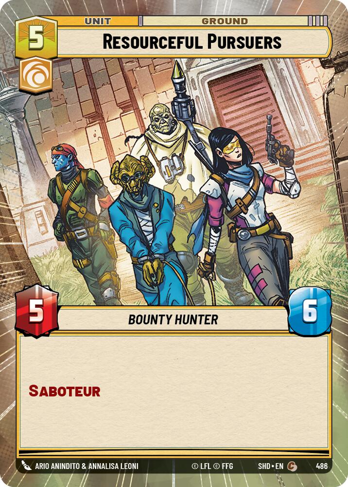 Resourceful Pursuers (486) (Hyperspace) (486) [Shadows of the Galaxy] | Eastridge Sports Cards & Games