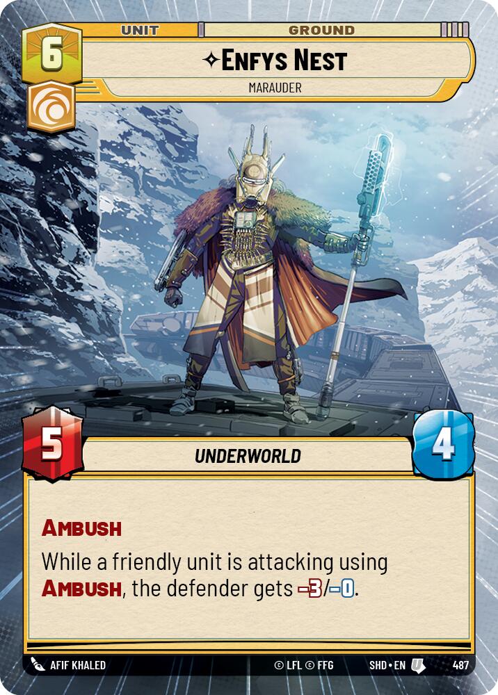 Enfys Nest - Marauder (487) (Hyperspace) (487) [Shadows of the Galaxy] | Eastridge Sports Cards & Games