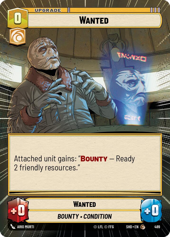 Wanted (489) (Hyperspace) (489) [Shadows of the Galaxy] | Eastridge Sports Cards & Games
