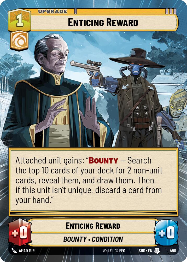 Enticing Reward (490) (Hyperspace) (490) [Shadows of the Galaxy] | Eastridge Sports Cards & Games