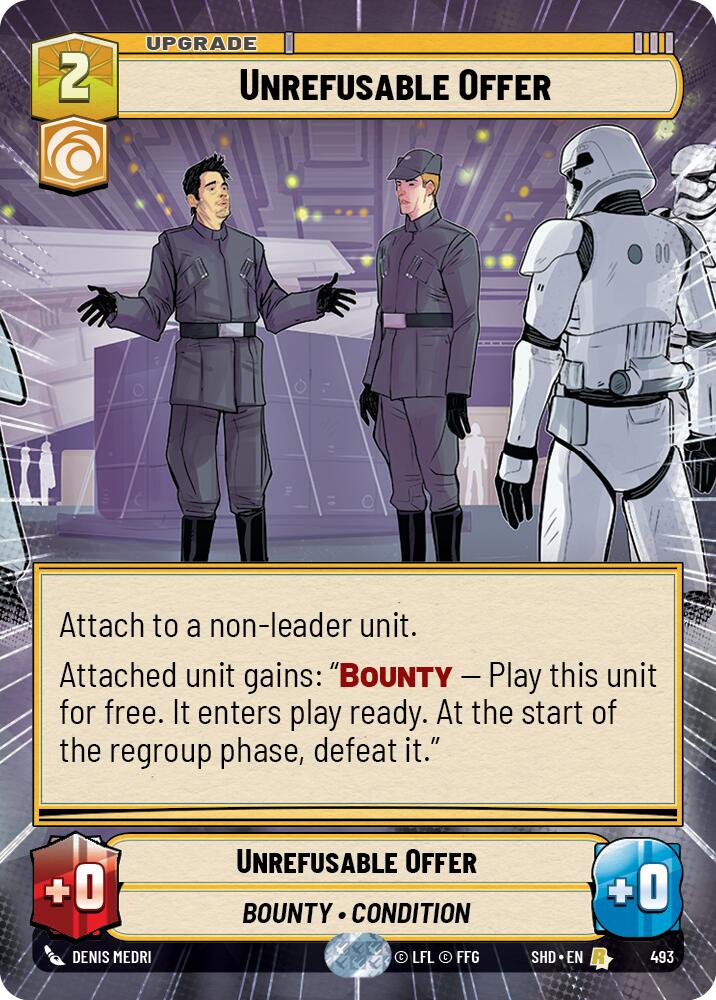 Unrefusable Offer (493) (Hyperspace) (493) [Shadows of the Galaxy] | Eastridge Sports Cards & Games