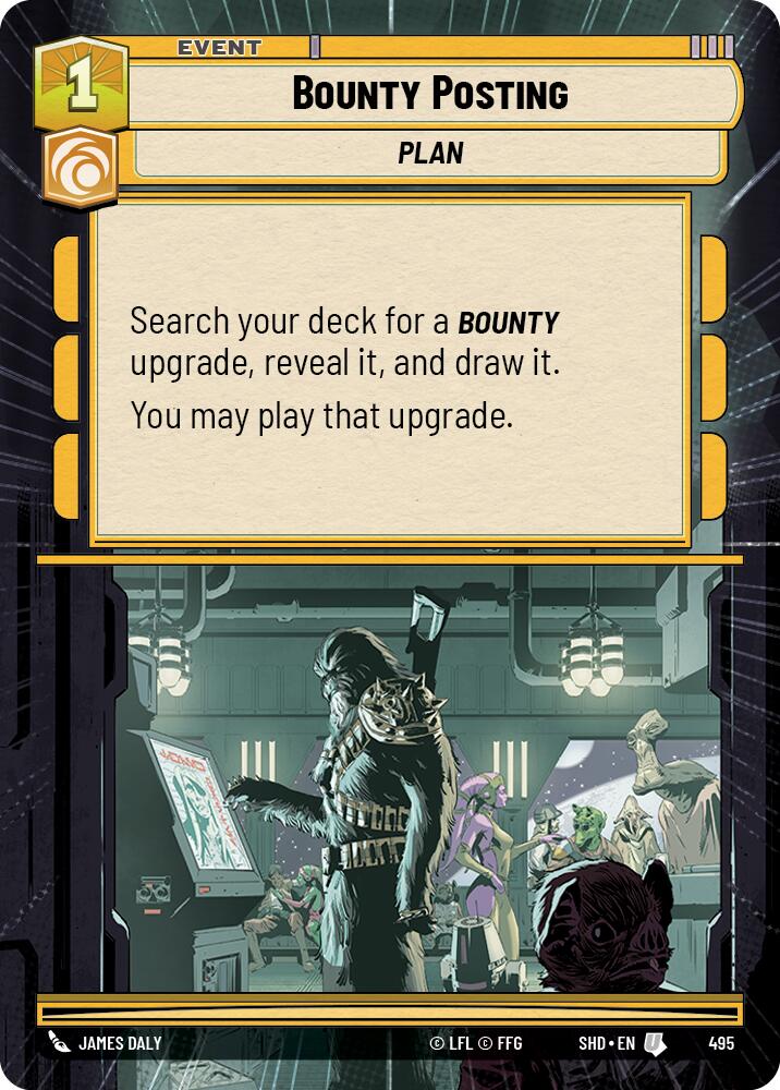 Bounty Posting (495) (Hyperspace) (495) [Shadows of the Galaxy] | Eastridge Sports Cards & Games