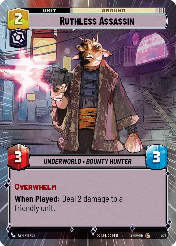 Ruthless Assassin (501) (Hyperspace) (501) [Shadows of the Galaxy] | Eastridge Sports Cards & Games