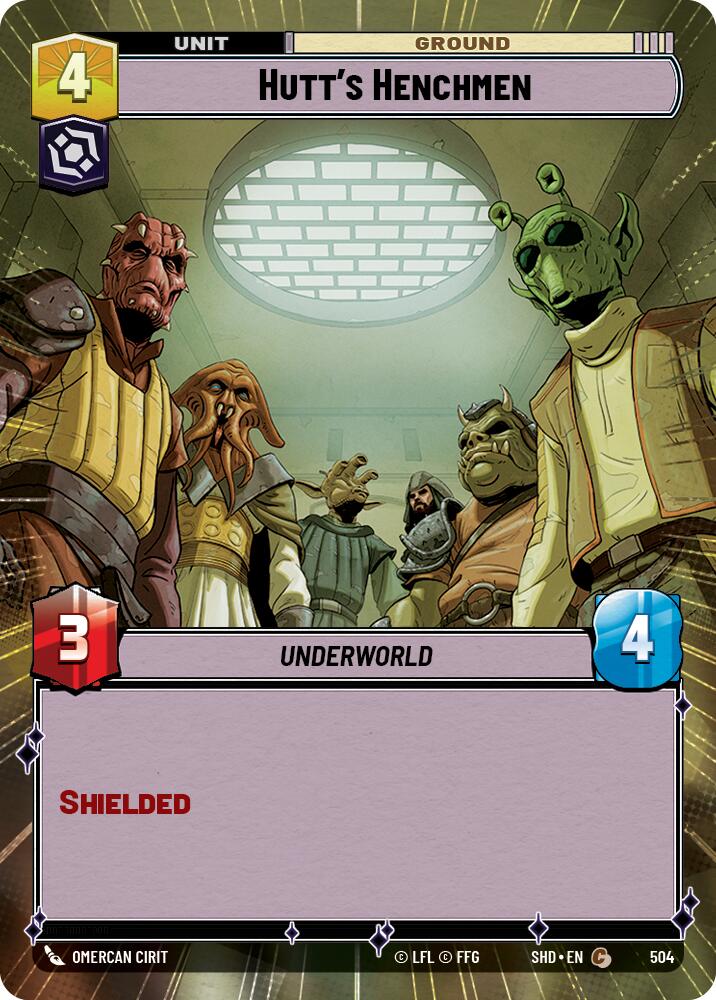 Hutt's Henchmen (504) (Hyperspace) (504) [Shadows of the Galaxy] | Eastridge Sports Cards & Games