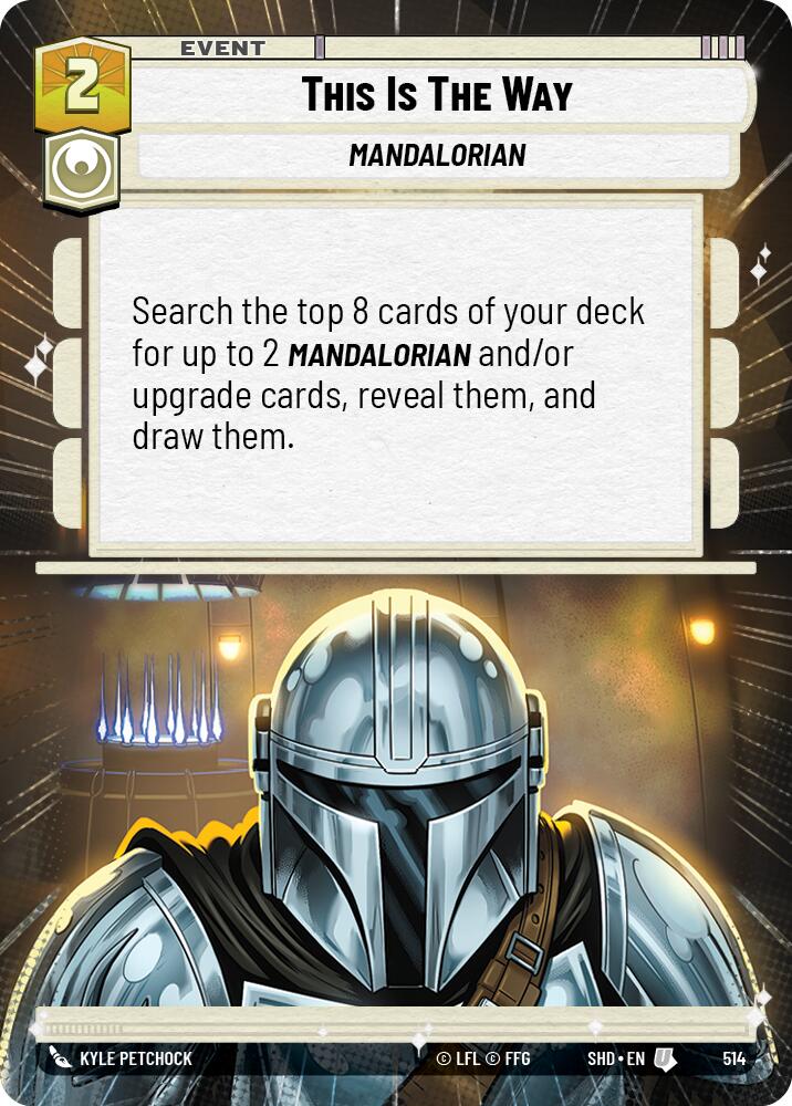 This Is The Way (514) (Hyperspace) (514) [Shadows of the Galaxy] | Eastridge Sports Cards & Games