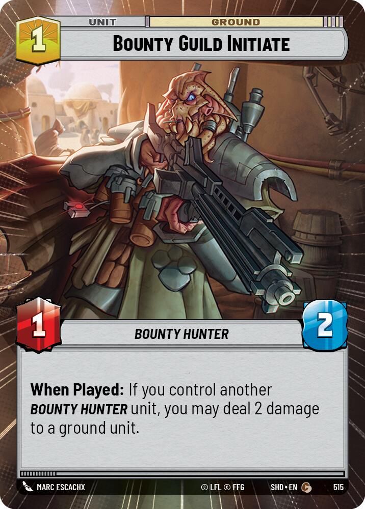 Bounty Guild Initiate (515) (Hyperspace) (515) [Shadows of the Galaxy] | Eastridge Sports Cards & Games