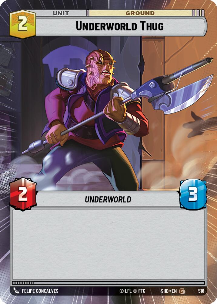 Underworld Thug (518) (Hyperspace) (518) [Shadows of the Galaxy] | Eastridge Sports Cards & Games