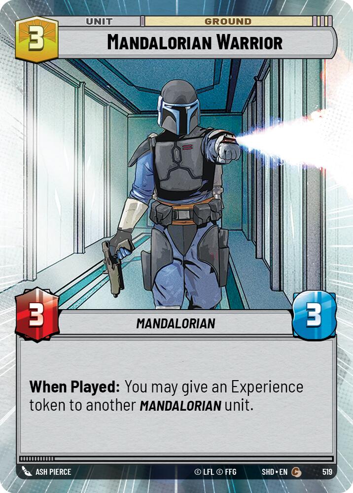 Mandalorian Warrior (519) (Hyperspace) (519) [Shadows of the Galaxy] | Eastridge Sports Cards & Games