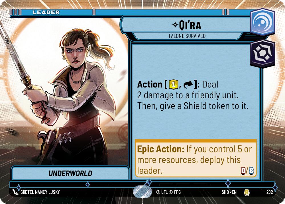 Qi'ra - I Alone Survived (282) (Hyperspace) (282) [Shadows of the Galaxy] | Eastridge Sports Cards & Games