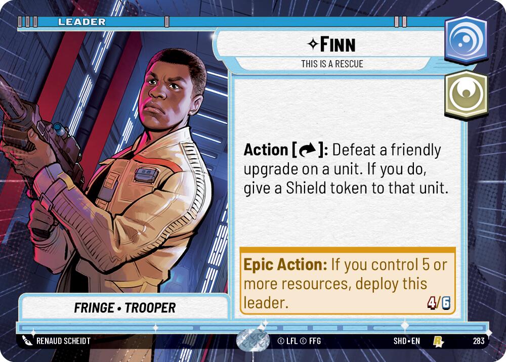 Finn - This is a Rescue (283) (Hyperspace) (283) [Shadows of the Galaxy] | Eastridge Sports Cards & Games