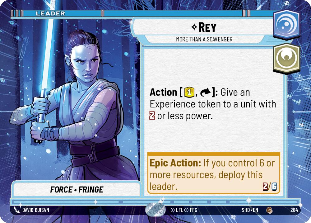 Rey - More Than a Scavenger (284) (Hyperspace) (284) [Shadows of the Galaxy] | Eastridge Sports Cards & Games