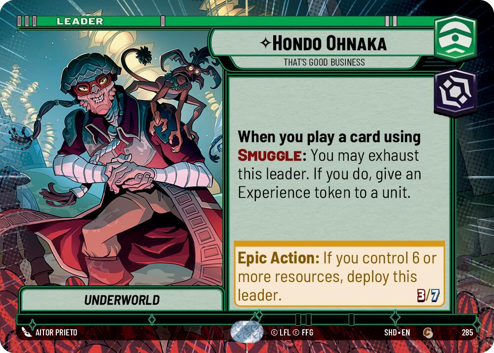 Hondo Ohnaka - That's Good Business (285) (Hyperspace) (285) [Shadows of the Galaxy] | Eastridge Sports Cards & Games