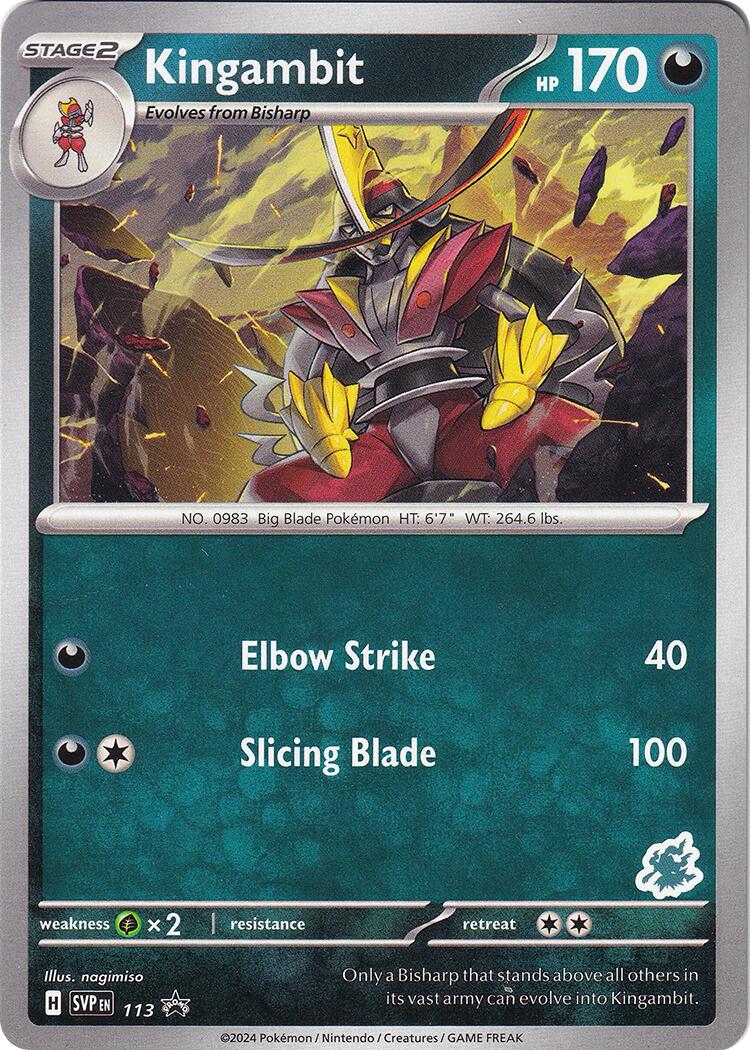 Kingambit (113) (Darkrai Deck) [Battle Academy 2024] | Eastridge Sports Cards & Games