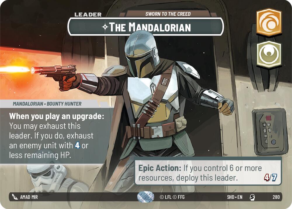 The Mandalorian - Sworn To The Creed (280) (Showcase) (280) [Shadows of the Galaxy] | Eastridge Sports Cards & Games
