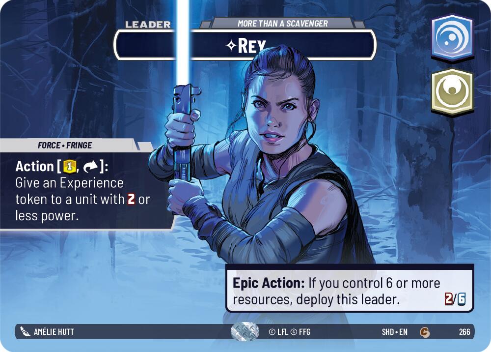 Rey - More Than a Scavenger (266) (Showcase) (266) [Shadows of the Galaxy] | Eastridge Sports Cards & Games