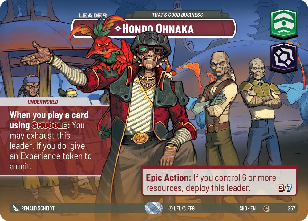 Hondo Ohnaka - That's Good Business (267) (Showcase) (267) [Shadows of the Galaxy] | Eastridge Sports Cards & Games