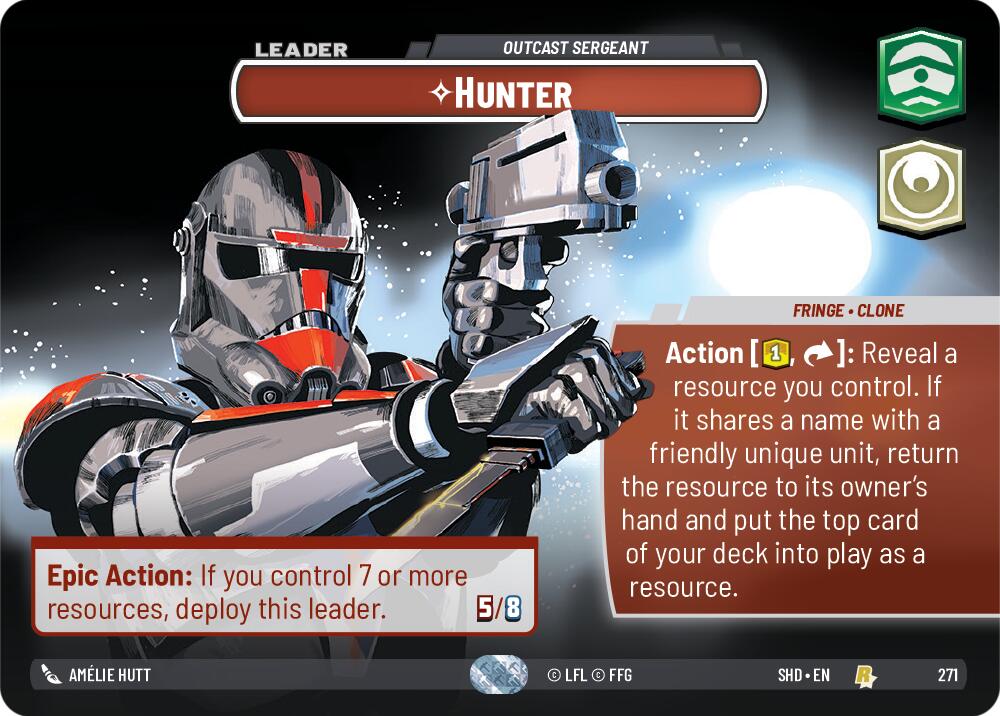 Hunter - Outcast Sergeant (271) (Showcase) (271) [Shadows of the Galaxy] | Eastridge Sports Cards & Games