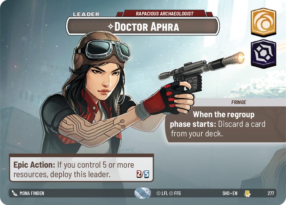 Doctor Aphra - Rapacious Archaeologist (277) (Showcase) (277) [Shadows of the Galaxy] | Eastridge Sports Cards & Games