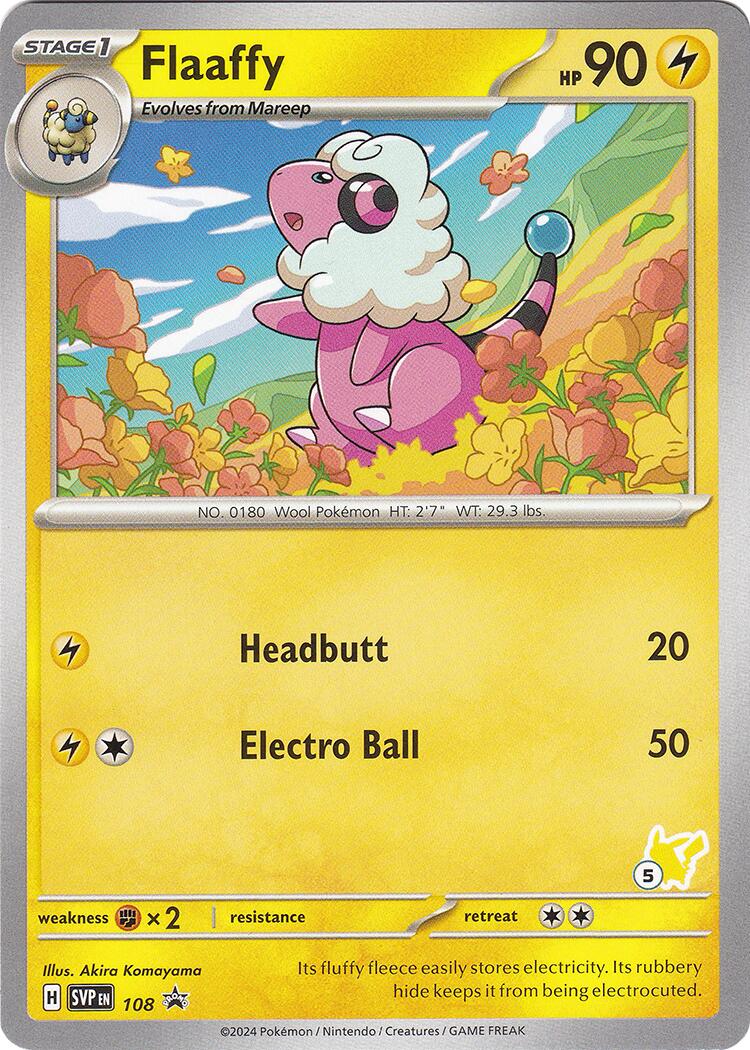 Flaaffy (108) (Pikachu Stamp #5) [Battle Academy 2024] | Eastridge Sports Cards & Games