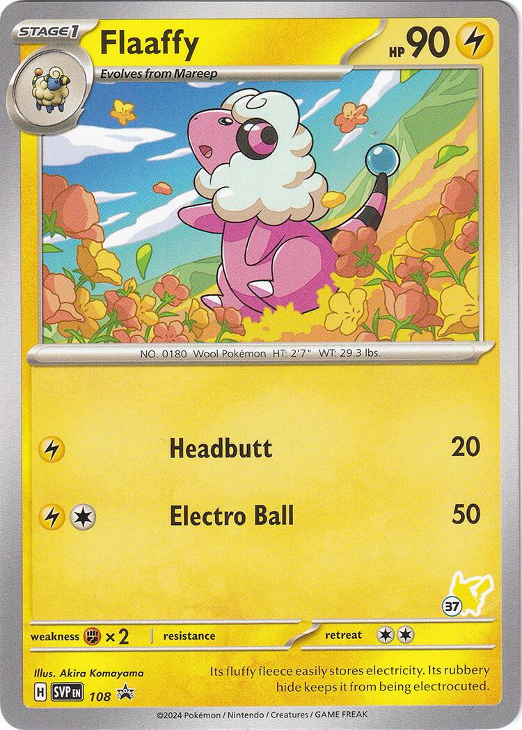 Flaaffy (108) (Pikachu Stamp #37) [Battle Academy 2024] | Eastridge Sports Cards & Games