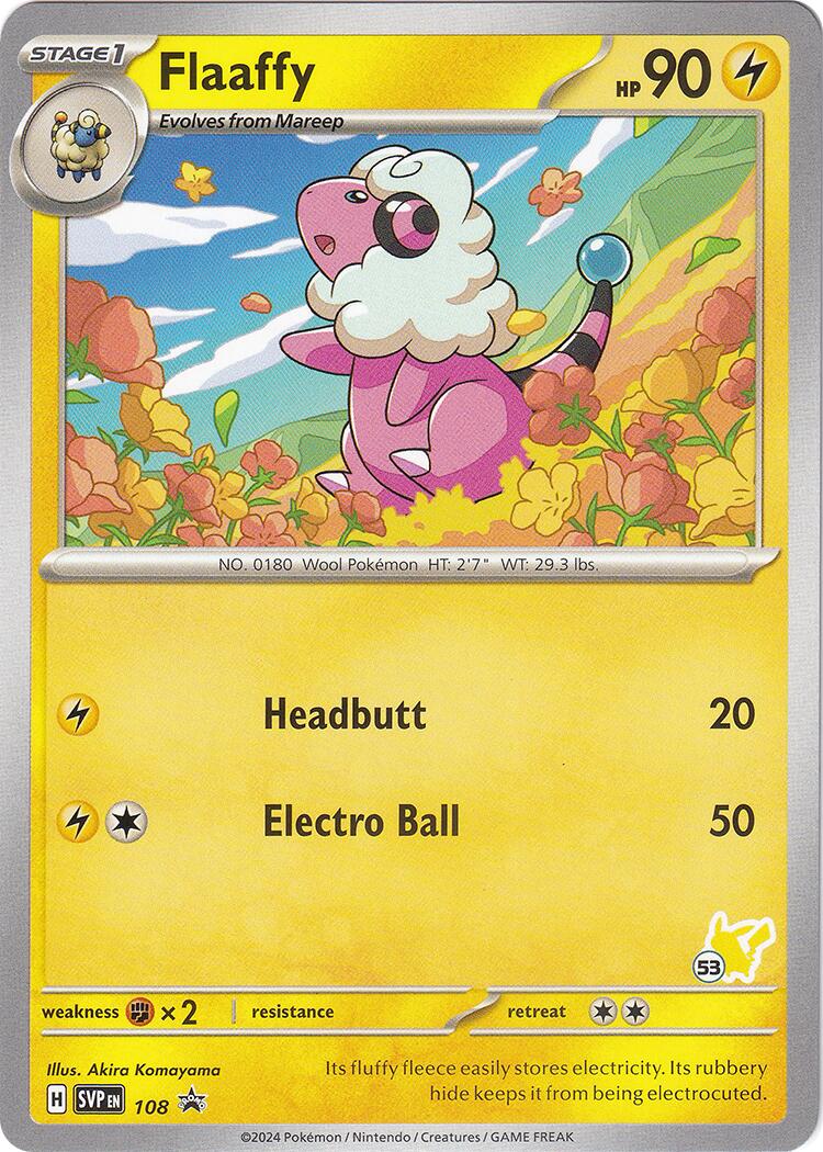 Flaaffy (108) (Pikachu Stamp #53) [Battle Academy 2024] | Eastridge Sports Cards & Games