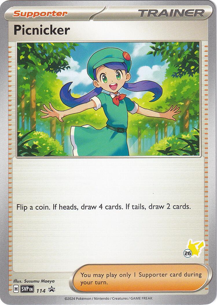 Picnicker (114) (Pikachu Stamp #26) [Battle Academy 2024] | Eastridge Sports Cards & Games