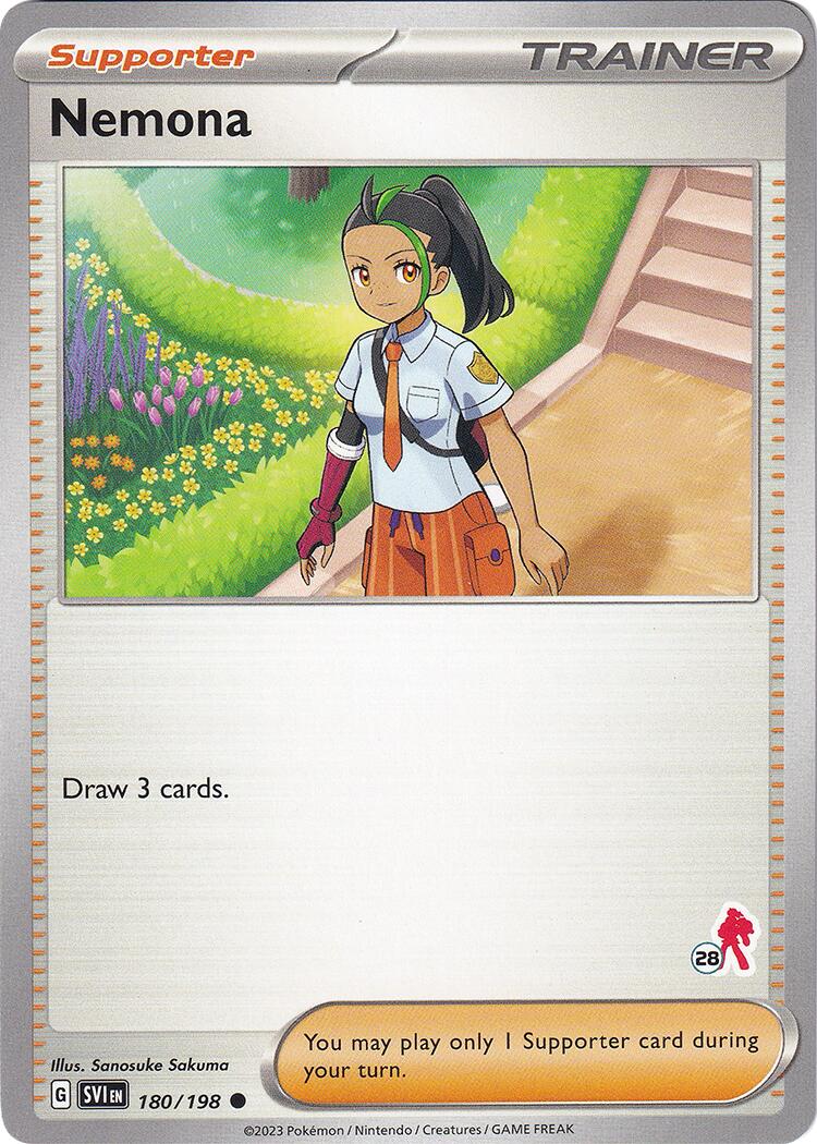Nemona (180/198) (Armarouge Stamp #28) [Battle Academy 2024] | Eastridge Sports Cards & Games