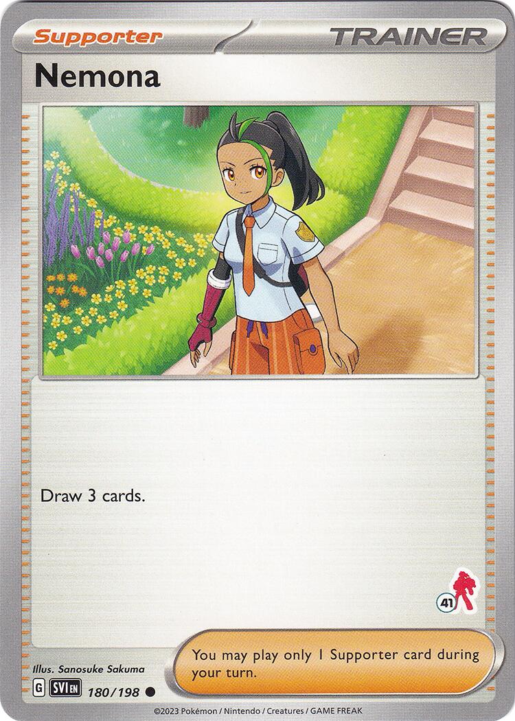 Nemona (180/198) (Armarouge Stamp #41) [Battle Academy 2024] | Eastridge Sports Cards & Games