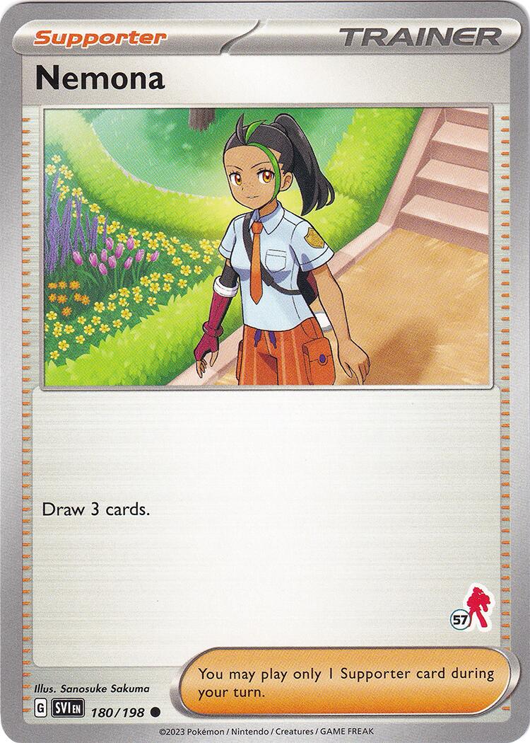 Nemona (180/198) (Armarouge Stamp #57) [Battle Academy 2024] | Eastridge Sports Cards & Games