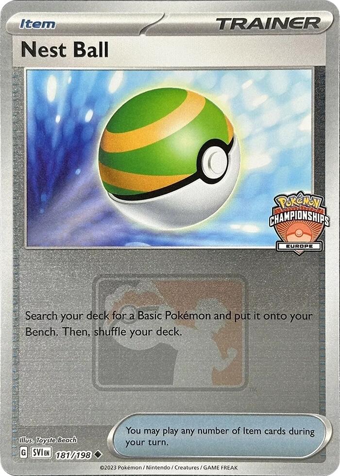 Nest Ball (181/198) (2024 Europe Championships) [League & Championship Cards] | Eastridge Sports Cards & Games