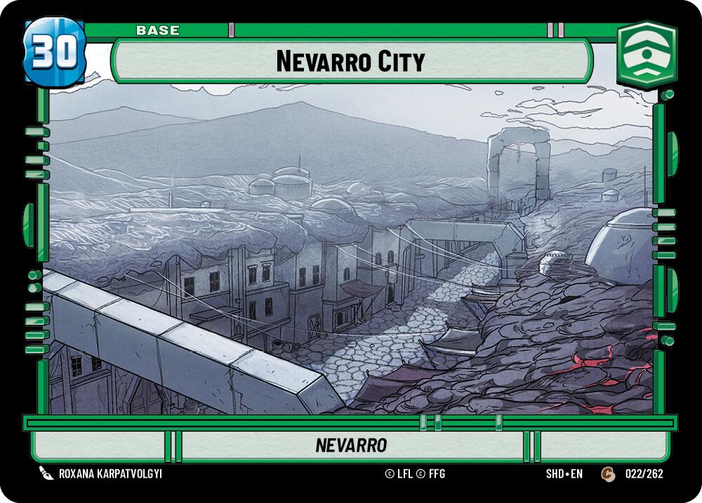 Nevarro City // Shield (022 // T02) (022 // T02) [Shadows of the Galaxy] | Eastridge Sports Cards & Games