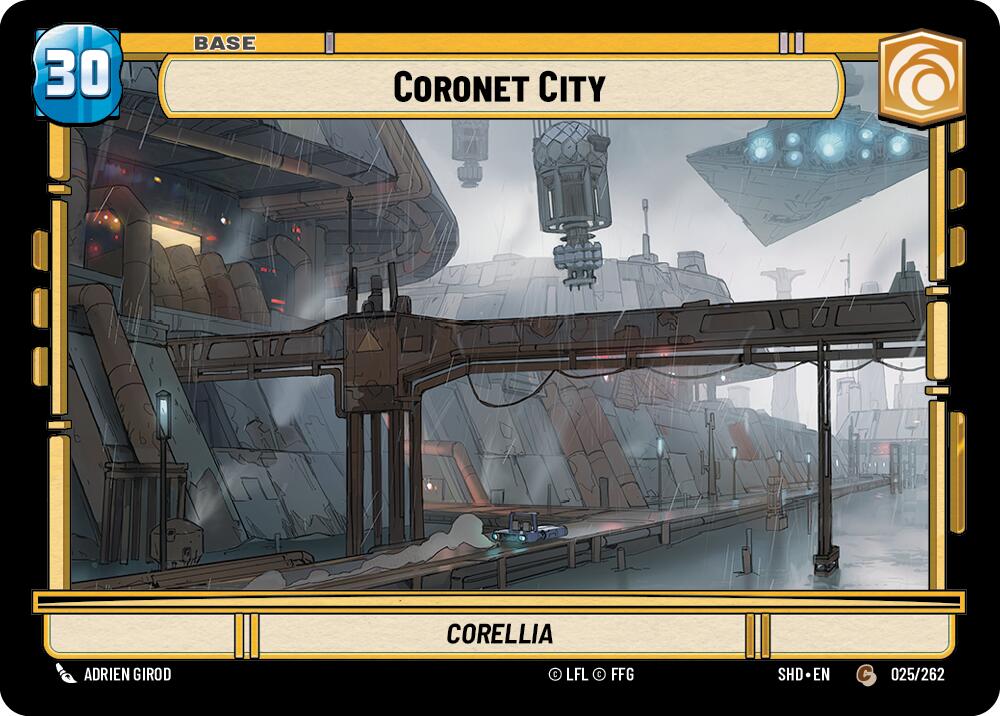Coronet City // Experience (025 // T01) (025 // T01) [Shadows of the Galaxy] | Eastridge Sports Cards & Games
