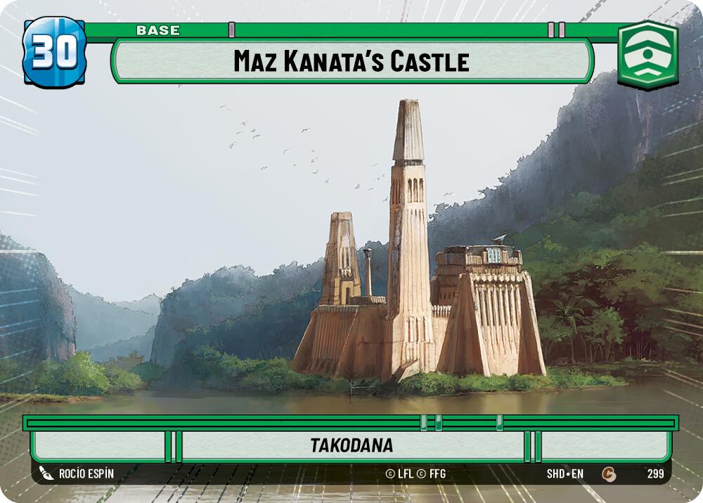 Maz Kanata's Castle // Shield (299 // T04) (Hyperspace) (299 // T04) [Shadows of the Galaxy] | Eastridge Sports Cards & Games