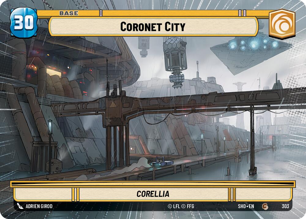 Coronet City // Experience (303 // T03) (Hyperspace) (303 // T03) [Shadows of the Galaxy] | Eastridge Sports Cards & Games