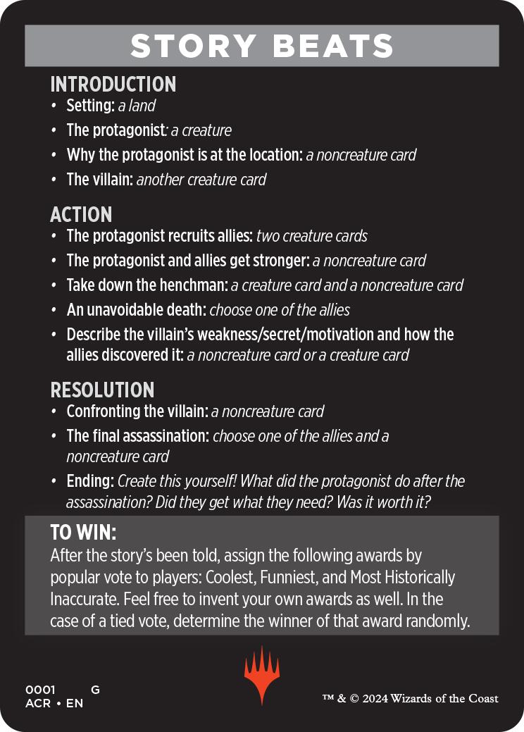 Into The Story: Assassin Edition (Magic Minigame) [Assassin's Creed Minigame] | Eastridge Sports Cards & Games