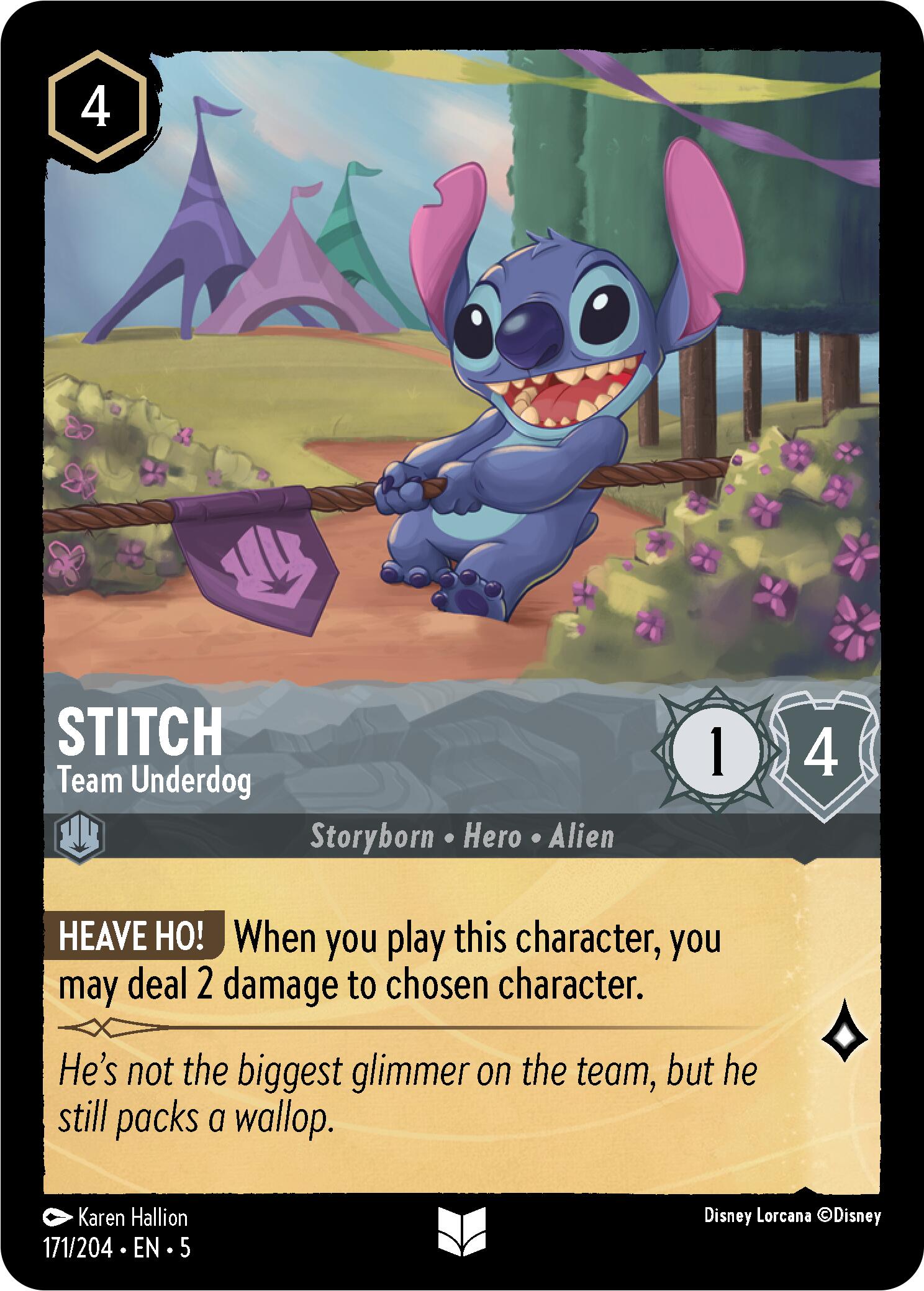 Stitch - Team Underdog (171/204) [Shimmering Skies] | Eastridge Sports Cards & Games