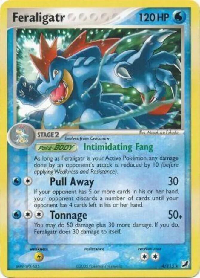 Feraligatr (4/115) (Theme Deck Exclusives) [EX: Unseen Forces] | Eastridge Sports Cards & Games