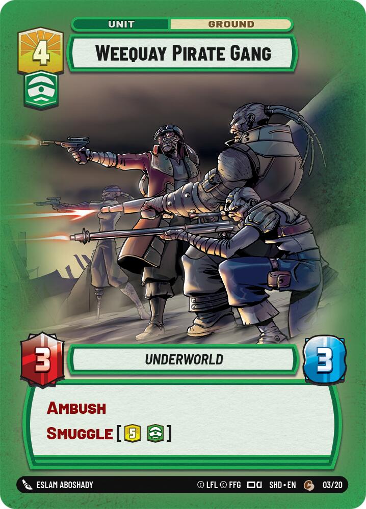 Weequay Pirate Gang (03/20) (03/20) [Shadows of the Galaxy: Weekly Play] | Eastridge Sports Cards & Games