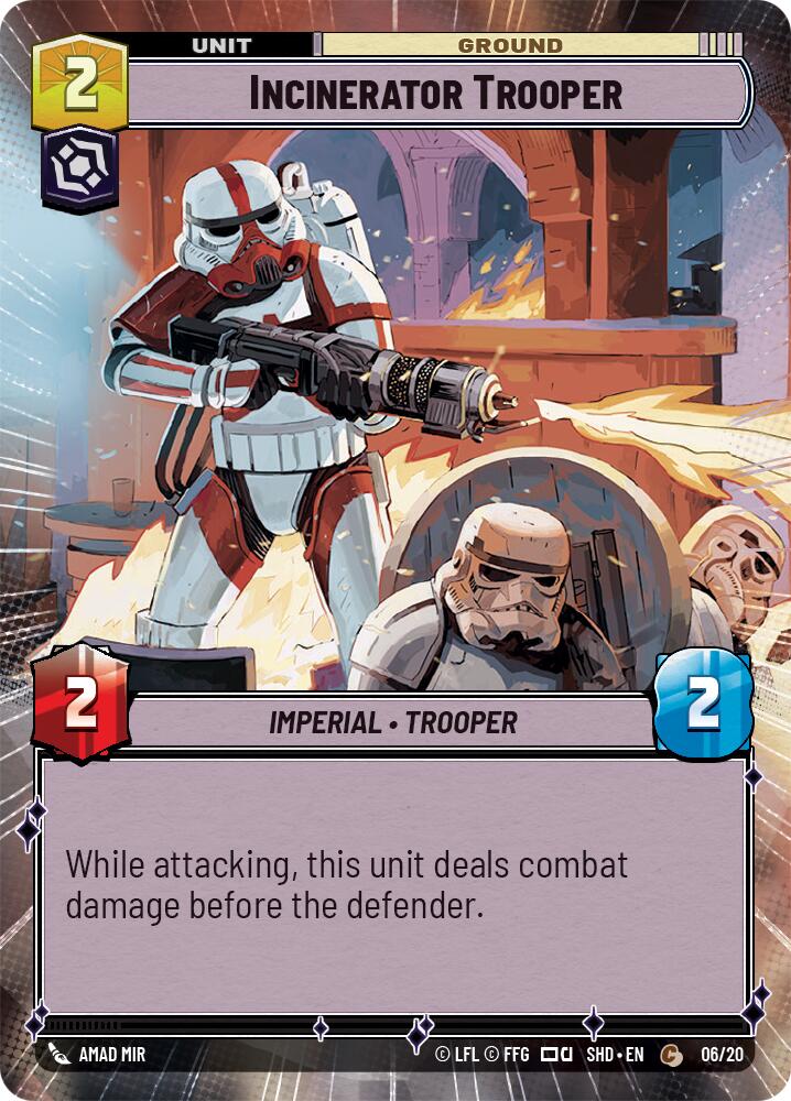 Incinerator Trooper (06/20) (Hyperspace) (06/20) [Shadows of the Galaxy: Weekly Play] | Eastridge Sports Cards & Games