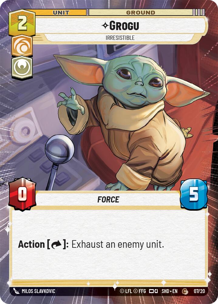 Grogu - Irresistible (07/20) (Hyperspace) (07/20) [Shadows of the Galaxy: Weekly Play] | Eastridge Sports Cards & Games