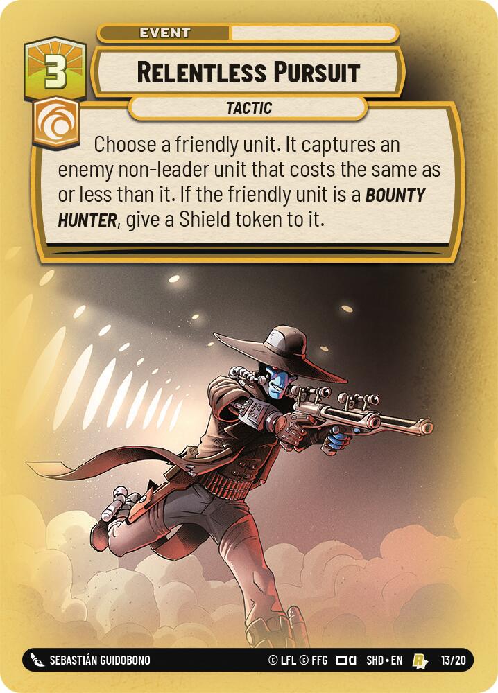 Relentless Pursuit (13/20) (13/20) [Shadows of the Galaxy: Weekly Play] | Eastridge Sports Cards & Games