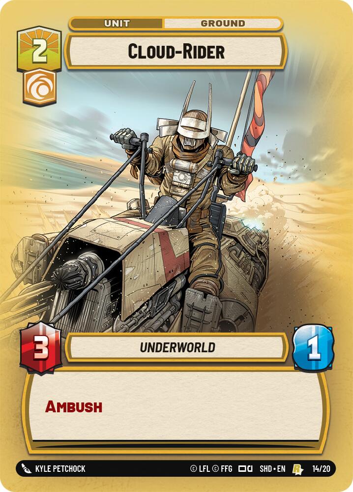 Cloud-Rider (14/20) (14/20) [Shadows of the Galaxy: Weekly Play] | Eastridge Sports Cards & Games