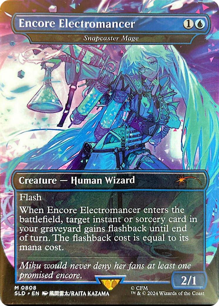 Encore Electromancer - Snapcaster Mage (Rainbow Foil) [Secret Lair Drop Series] | Eastridge Sports Cards & Games