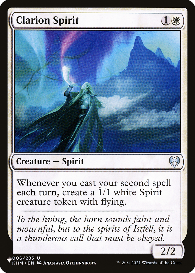 Clarion Spirit [The List] | Eastridge Sports Cards & Games
