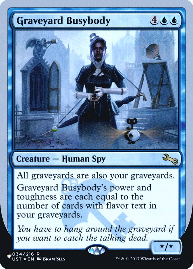 Graveyard Busybody (Unfinity Foil Edition) [The List] | Eastridge Sports Cards & Games