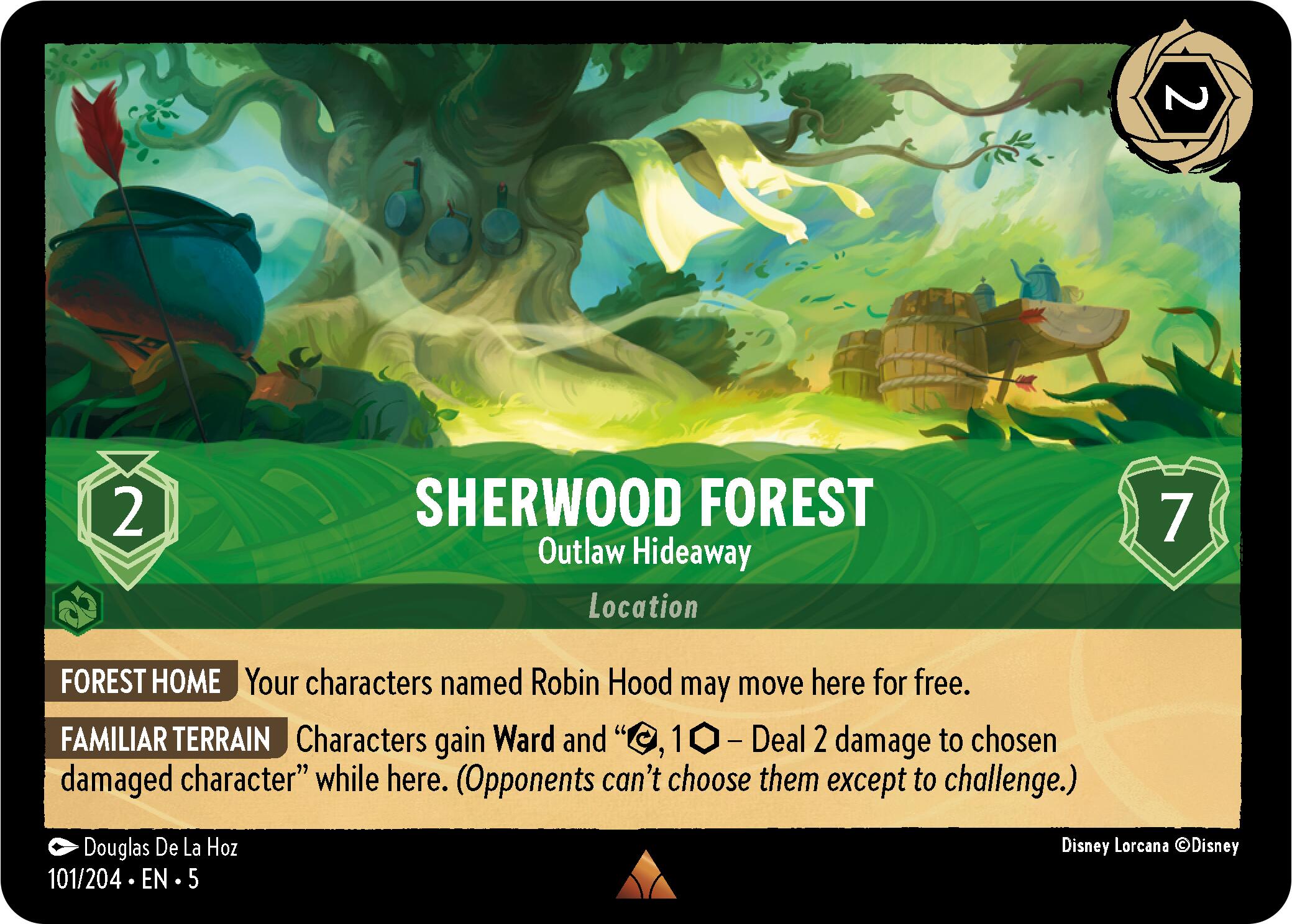 Sherwood Forest - Outlaw Hideaway (101/204) [Shimmering Skies] | Eastridge Sports Cards & Games